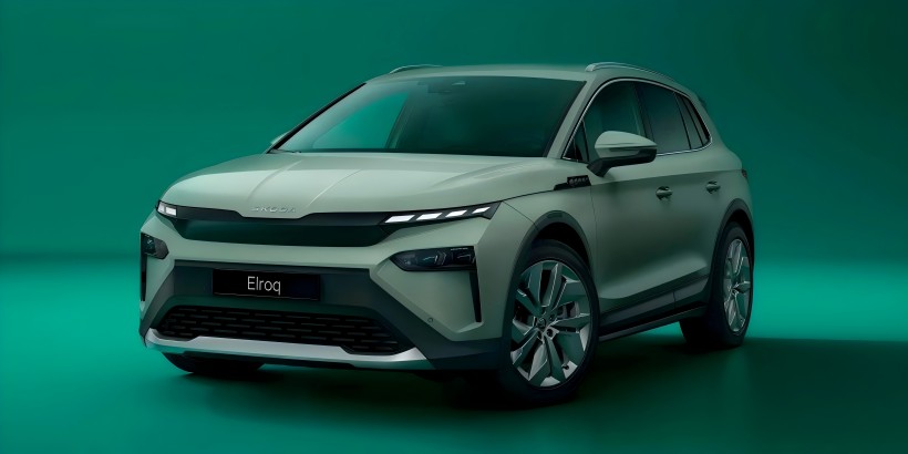 Imagen teaser de Škoda Elroq VRS: un SUV de rendimiento eléctrico para uso familiar, rompiendo 100 km/h en menos de 6 segundos