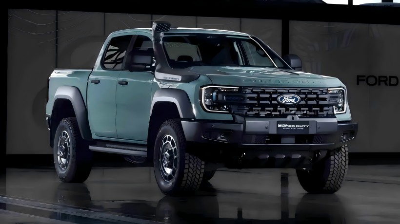 ¡Rendimiento fuera de carretera/capacidad de remolque mejorada! Imágenes oficiales de Ford Ranger Super Duty lanzado