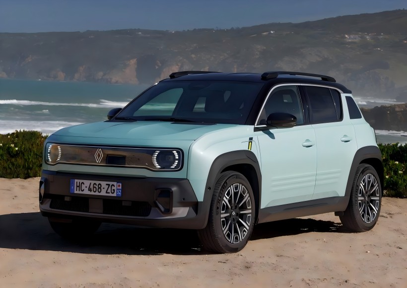 Imágenes oficiales de Renault 4 E-Tech Lanzado: Opción de pintura verde claro agregado, se espera que llegue a los mercados extranjeros en 2025